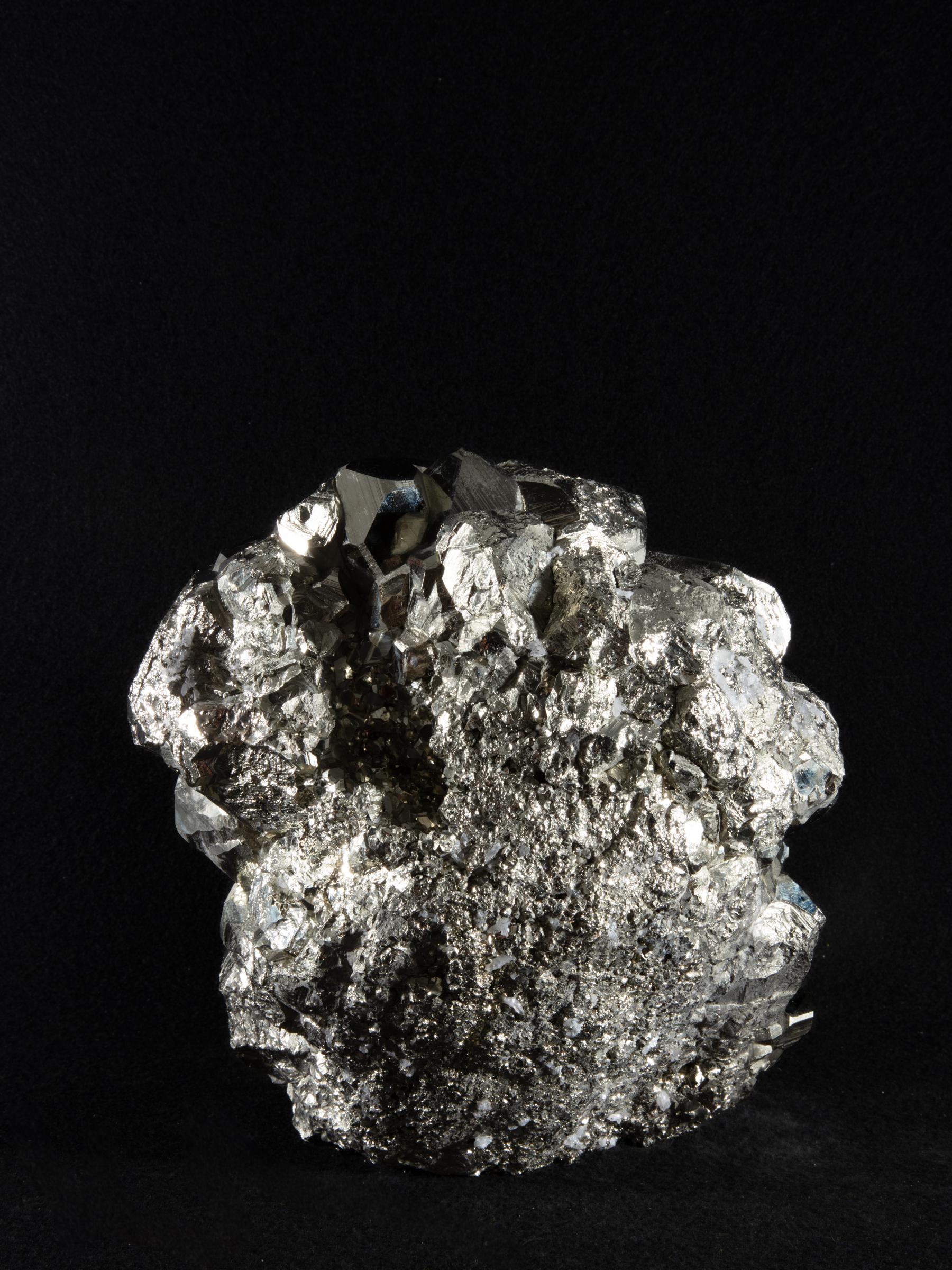 All natural special pyrite cluster - St1galleryv0477 0338 - V0477